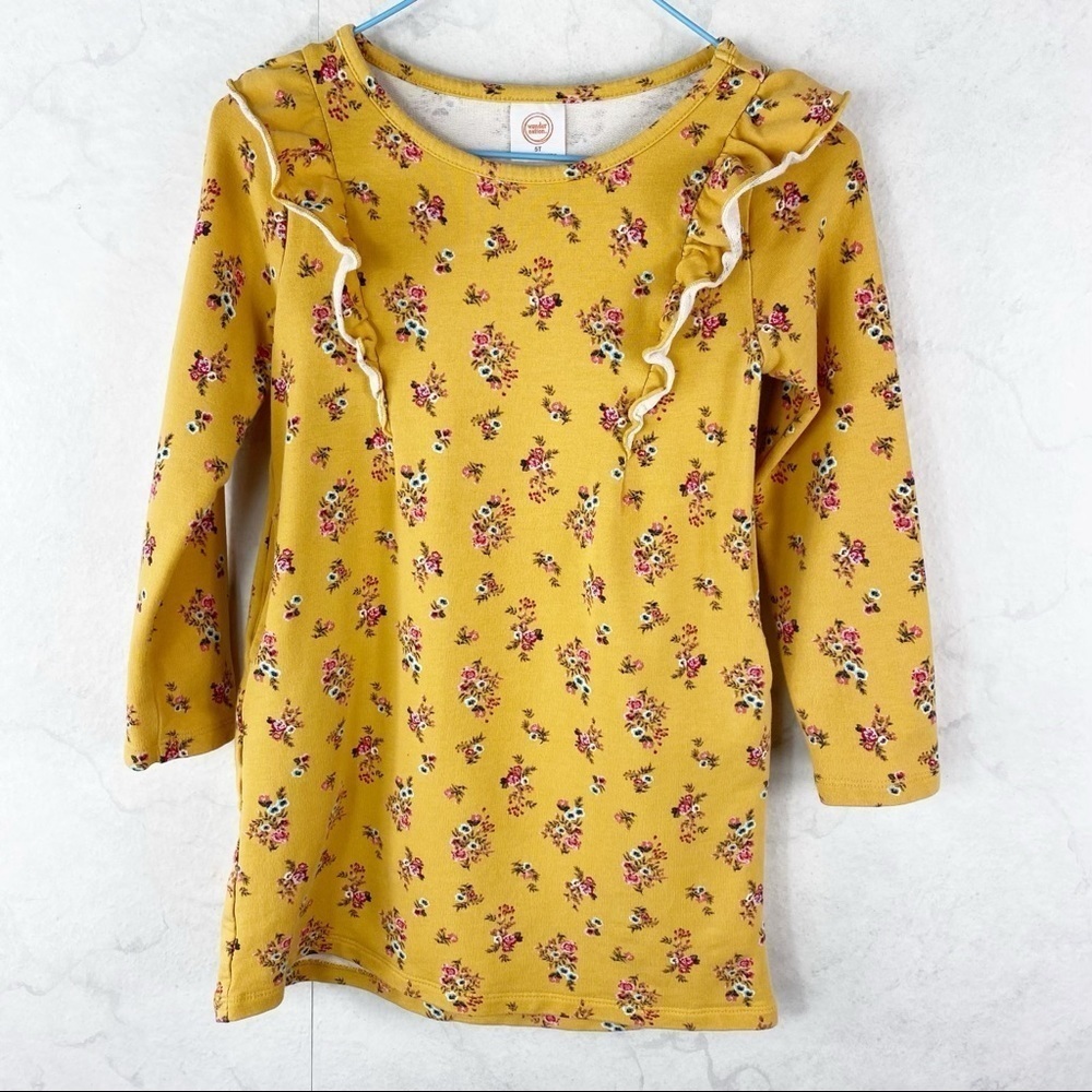 [Wonder Nation] Marigold Floral Dress